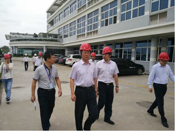 海门市长一行国庆节前检查网投官网_网投官网(中国)药业